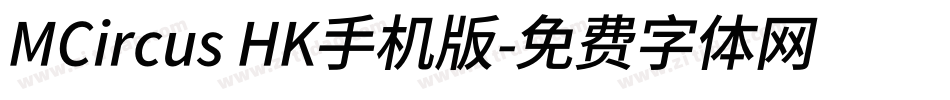 MCircus HK手机版字体转换